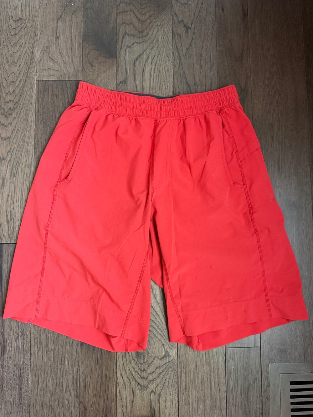 lululemon athletica Men's Red Athletic Pace Breaker Shorts
